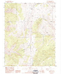 Download a high-resolution, GPS-compatible USGS topo map for Blanco Mountain, CA (1994 edition)