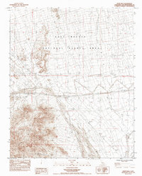 Download a high-resolution, GPS-compatible USGS topo map for Blind Hills, CA (1984 edition)