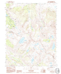 Download a high-resolution, GPS-compatible USGS topo map for Bloody Mountain, CA (1995 edition)