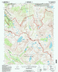 Download a high-resolution, GPS-compatible USGS topo map for Bloody Mtn, CA (1997 edition)