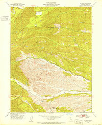 Download a high-resolution, GPS-compatible USGS topo map for Blossom, CA (1953 edition)