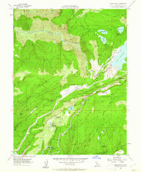 Download a high-resolution, GPS-compatible USGS topo map for Blue Canyon, CA (1962 edition)