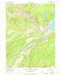 preview thumbnail of historical topo map of Nevada County, CA in 1955