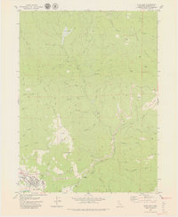 Download a high-resolution, GPS-compatible USGS topo map for Blue Lake, CA (1979 edition)