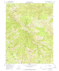 Download a high-resolution, GPS-compatible USGS topo map for Blue Nose Mtn, CA (1977 edition)