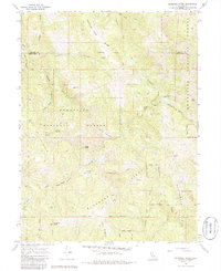 Download a high-resolution, GPS-compatible USGS topo map for Bluenose Ridge, CA (1986 edition)