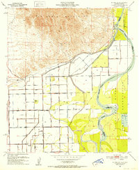 Download a high-resolution, GPS-compatible USGS topo map for Blythe NE, CA (1952 edition)