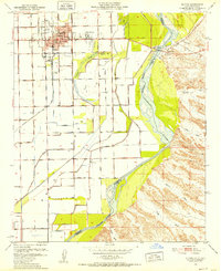 Download a high-resolution, GPS-compatible USGS topo map for Blythe, CA (1952 edition)