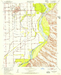 Download a high-resolution, GPS-compatible USGS topo map for Blythe, CA (1956 edition)