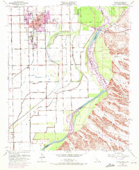 Download a high-resolution, GPS-compatible USGS topo map for Blythe, CA (1971 edition)