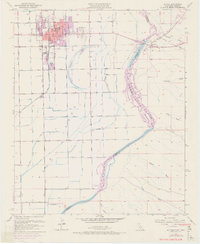 Download a high-resolution, GPS-compatible USGS topo map for Blythe, CA (1971 edition)