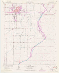 Download a high-resolution, GPS-compatible USGS topo map for Blythe, CA (1977 edition)