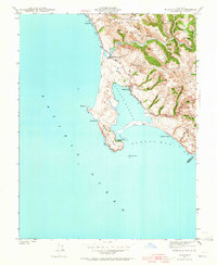 Download a high-resolution, GPS-compatible USGS topo map for Bodega Head, CA (1964 edition)
