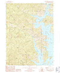 Download a high-resolution, GPS-compatible USGS topo map for Bohemotash Mountain, CA (1990 edition)