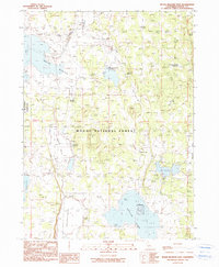 Download a high-resolution, GPS-compatible USGS topo map for Boles Meadow East, CA (1990 edition)