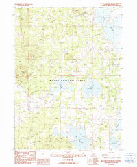 Download a high-resolution, GPS-compatible USGS topo map for Boles Meadow West, CA (1990 edition)