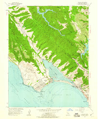 Download a high-resolution, GPS-compatible USGS topo map for Bolinas, CA (1960 edition)