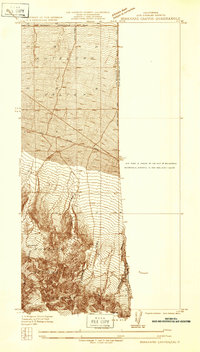Download a high-resolution, GPS-compatible USGS topo map for Boneyard Canyon, CA (1934 edition)