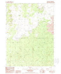 Download a high-resolution, GPS-compatible USGS topo map for Bonita Butte, CA (1988 edition)