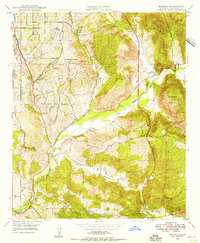 Download a high-resolution, GPS-compatible USGS topo map for Bonsall, CA (1956 edition)