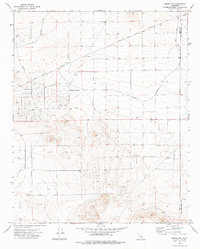 Download a high-resolution, GPS-compatible USGS topo map for Boron NW, CA (1976 edition)