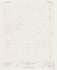 preview thumbnail of historical topo map of Kern County, CA in 1973
