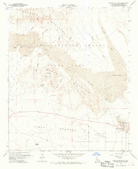 Download a high-resolution, GPS-compatible USGS topo map for Borrego Mountain, CA (1970 edition)
