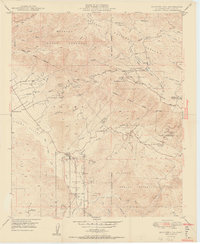 preview thumbnail of historical topo map of San Diego County, CA in 1950