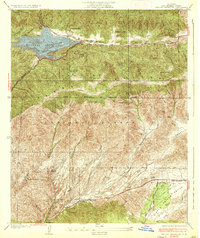 Download a high-resolution, GPS-compatible USGS topo map for Bouquet Reservoir, CA (1937 edition)
