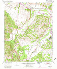 Download a high-resolution, GPS-compatible USGS topo map for Bradley, CA (1983 edition)