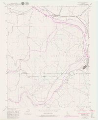 Download a high-resolution, GPS-compatible USGS topo map for Bradley, CA (1979 edition)