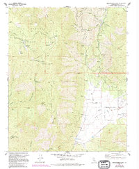 Download a high-resolution, GPS-compatible USGS topo map for Breckenridge Mountain, CA (1994 edition)