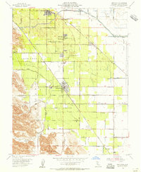 1954 Map of Byron, CA, 1955 Print