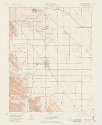 1954 Map of Byron, CA, 1965 Print