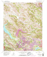 Download a high-resolution, GPS-compatible USGS topo map for Briones Valley, CA (1969 edition)