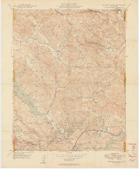 preview thumbnail of historical topo map of Contra Costa County, CA in 1949