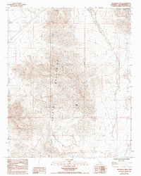 Download a high-resolution, GPS-compatible USGS topo map for Broadwell Mesa, CA (1993 edition)