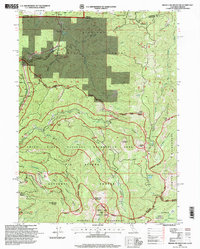 Download a high-resolution, GPS-compatible USGS topo map for Broken Rib Mountain, CA (1999 edition)