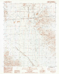 Download a high-resolution, GPS-compatible USGS topo map for Brown Buttes, CA (1985 edition)