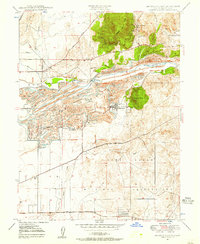 Download a high-resolution, GPS-compatible USGS topo map for Browns Valley, CA (1957 edition)