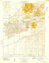 Download a high-resolution, GPS-compatible USGS topo map for Browns Valley, CA (1949 edition)