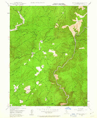 Download a high-resolution, GPS-compatible USGS topo map for Brush Creek, CA (1963 edition)
