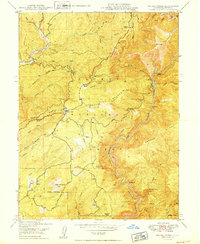 Download a high-resolution, GPS-compatible USGS topo map for Brush Creek, CA (1949 edition)
