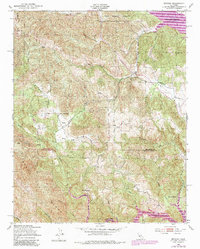Download a high-resolution, GPS-compatible USGS topo map for Bryson, CA (1985 edition)