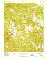 Download a high-resolution, GPS-compatible USGS topo map for Bryson, CA (1952 edition)