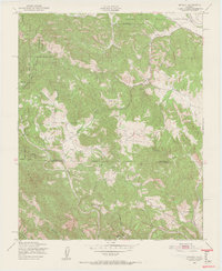 Download a high-resolution, GPS-compatible USGS topo map for Bryson, CA (1952 edition)