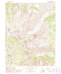 Download a high-resolution, GPS-compatible USGS topo map for Buckeye Ridge, CA (1990 edition)