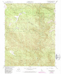 Download a high-resolution, GPS-compatible USGS topo map for Buckhorn Peak, CA (1987 edition)