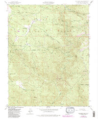 Download a high-resolution, GPS-compatible USGS topo map for Buckhorn Peak, CA (1987 edition)