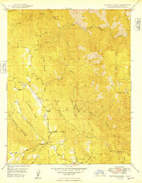 preview thumbnail of historical topo map of Mariposa County, CA in 1949
